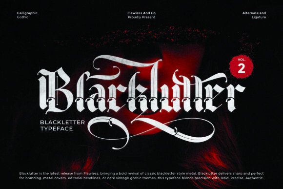Blacklutter Vol2: A Bold Blackletter Font for Modern Campaigns
