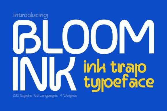 Bloomink: A Modern Sans Serif for Editorial Excellence