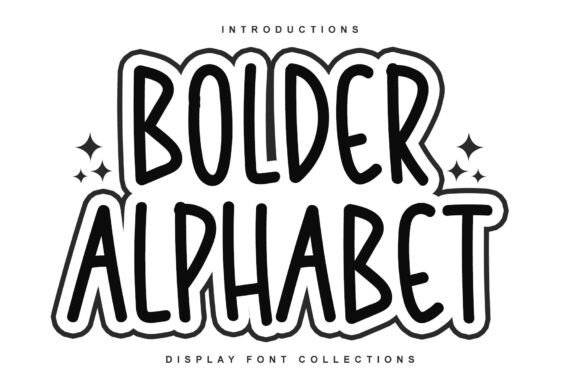 Bolder Alphabet: A Playful Display Font for Web Design