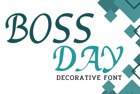 Boss Day – Elegant Decorative Serif Font