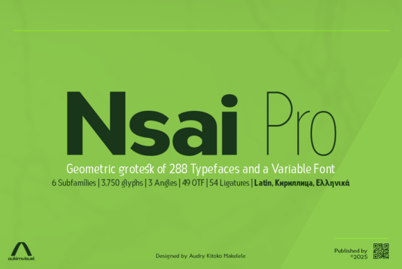 Bringing Nsaipro Regular to Life in Handmade Design