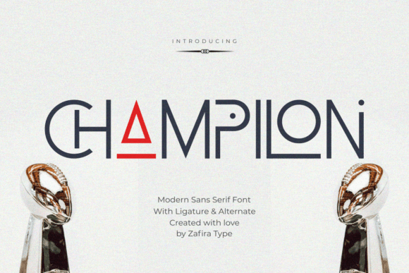 Champilon: A Chic Sans Serif Font for Modern Branding