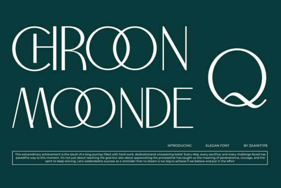 Chroon Moonde: A Modern Sans Serif Font for Editorial Design