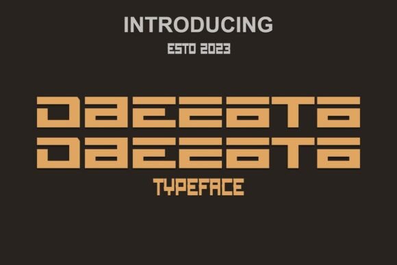 Daezoto Font for Modern Branding and Marketing