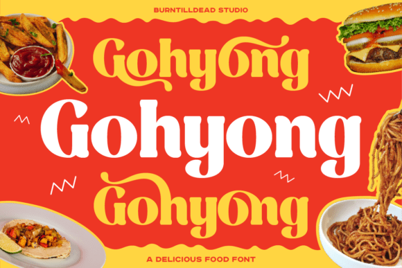 Gohyong: A Bold Display Font for Editorial Design