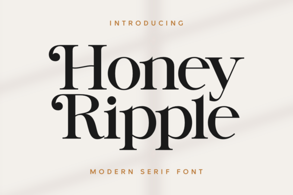 Honey Ripple: The Serif Font That Elevates Your Campaigns