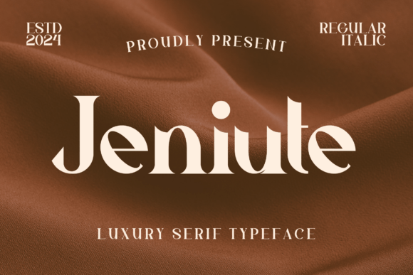 Jeniute: A Serif Font That Elevates Editorial Design