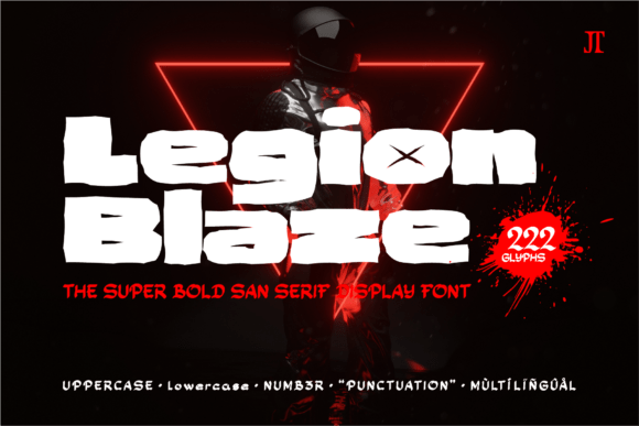 Legion Blaze: A Bold Display Font for Digital Branding