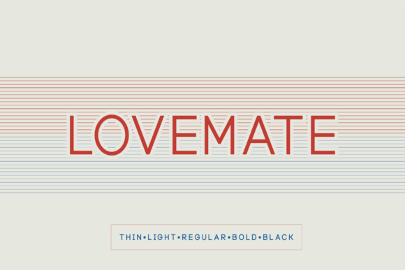 Lovemate Font: A Modern Sans Serif for Editorial Elegance