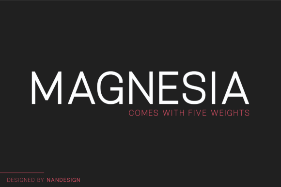 Magnesia Font Family for Modern Web Design