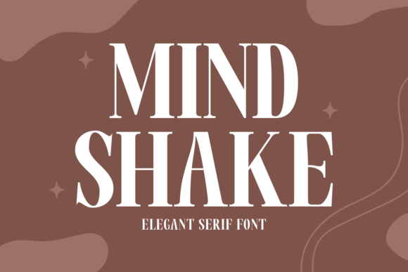 Mind Shake Serif Font for Editorial Design