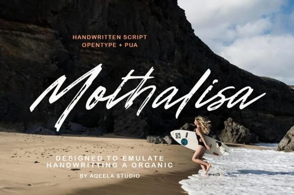 Mothalisa Font for Branding That Feels Handmade