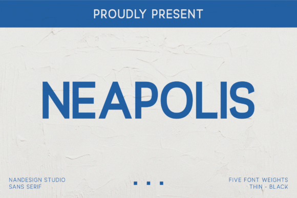 Neapolis Font for Modern Editorial Design