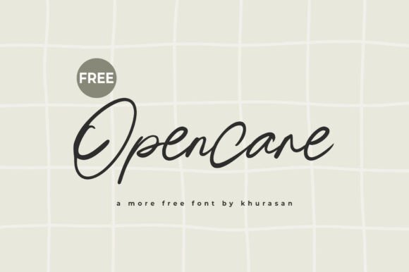 Opencare Font for Modern Web Design