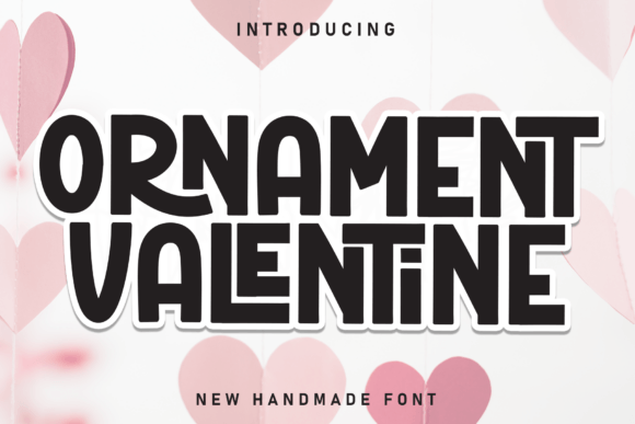 Ornament Valentine: A Bold Display Font for Branding Projects
