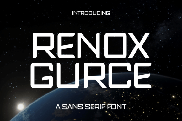 Renox Gurce: A Modern Sans Serif Font for Handmade Creations