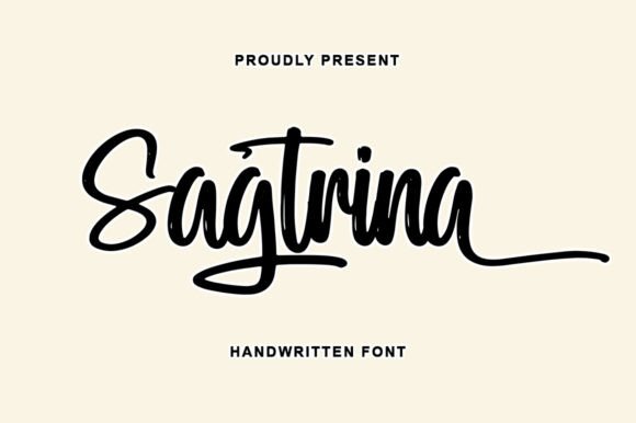 Sagtrina Font for Modern Marketing Designs