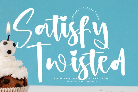 Satisfytwisted Regular: A Modern Script Font for Web Design