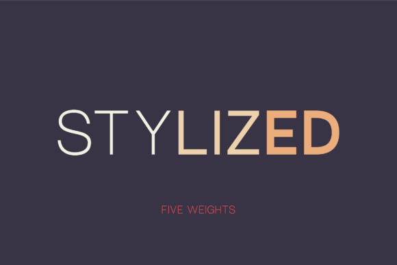 Stylized Font: A Modern Sans Serif for Branding Projects